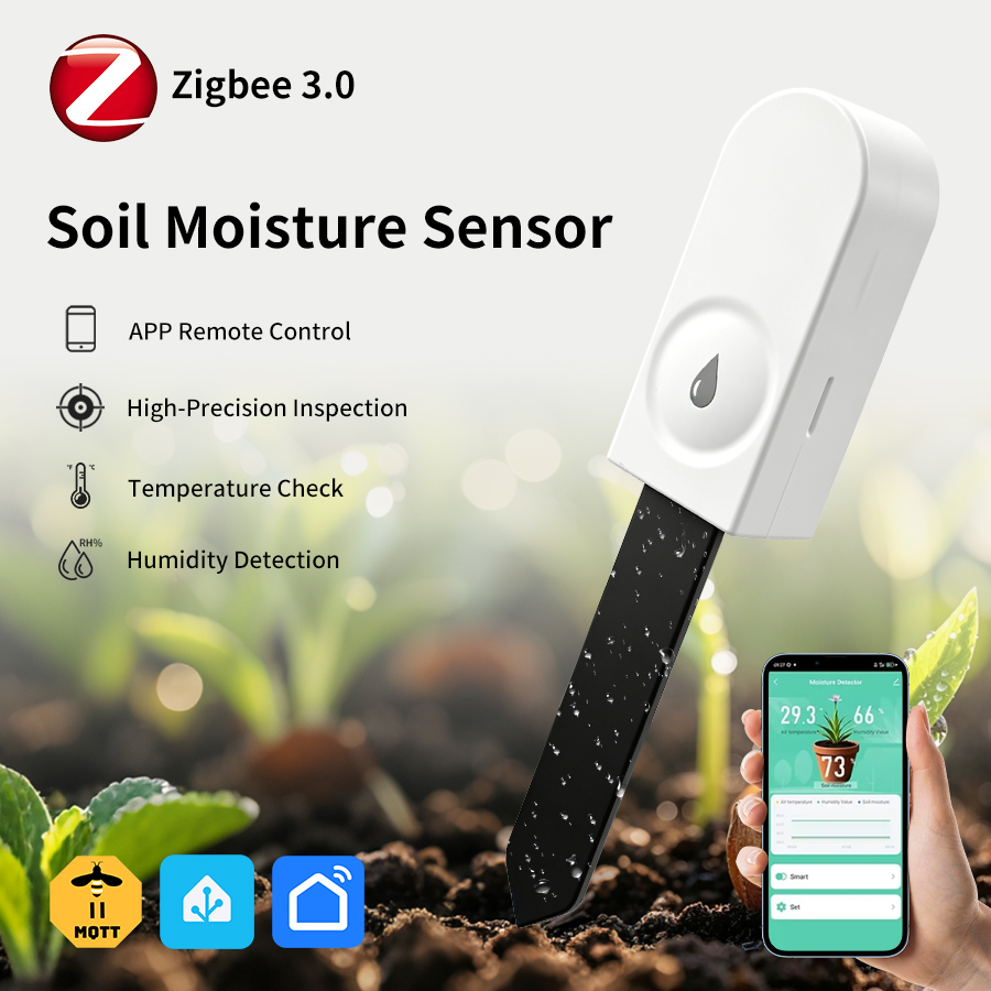 Woodworking App - Tuya Zigbee3.0 토양 수분 센서 온도
