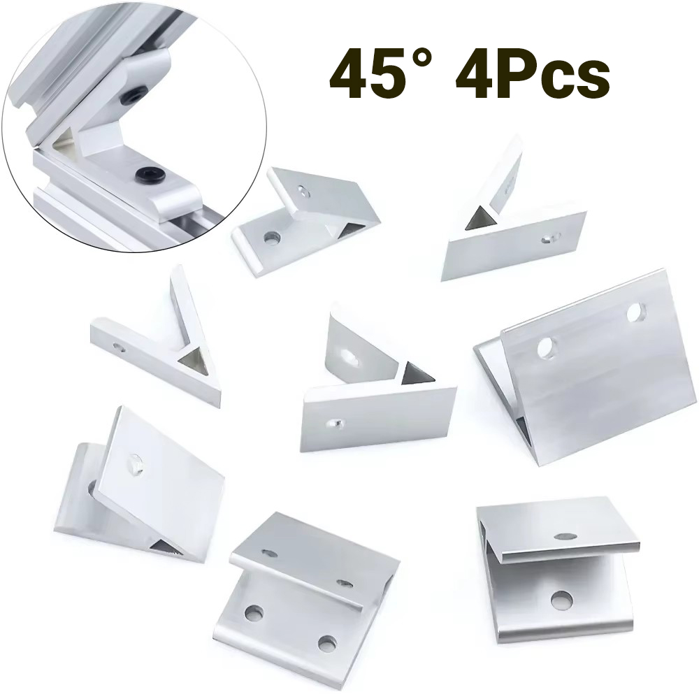 Woodworking Joint Types - 4Pcs 45도 각도 코너 브래킷 2020
