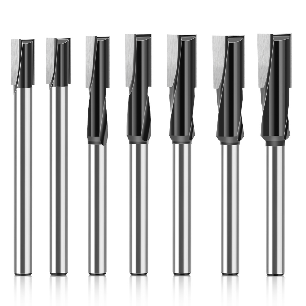 Router Bits For Woodworking - 12mm 샹크 스트레이트 라우터 비트, 더블