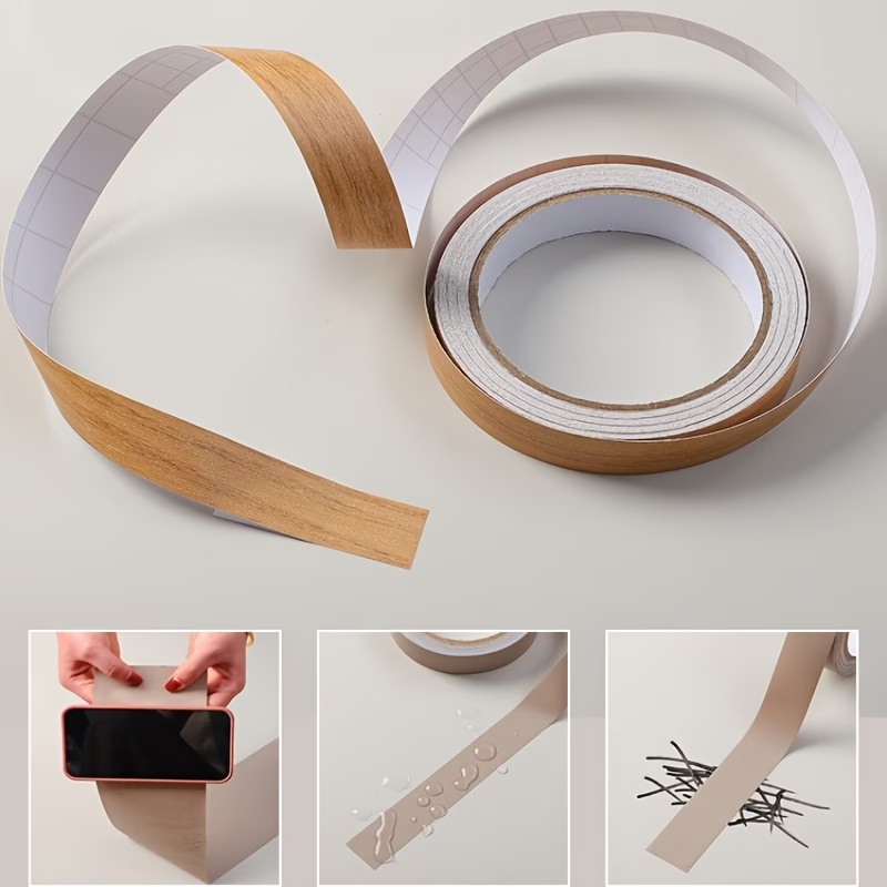 Xfasten Woodworking Tape - 1롤 10m/393.7in 시뮬레이션 우드 그레인 테이프