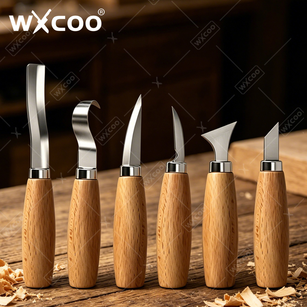 Woodworking Kerf - WXCOO 인체공학적 목공 조각용 훅 치즐