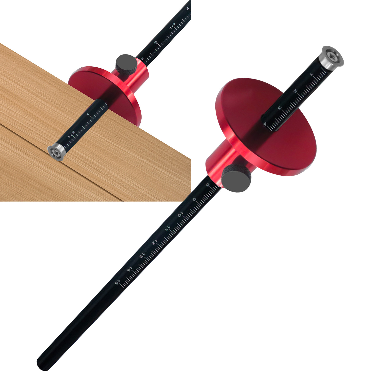Marking Gauge Tool - 목공용 스크라이버 유럽식 휠 마킹 게이지