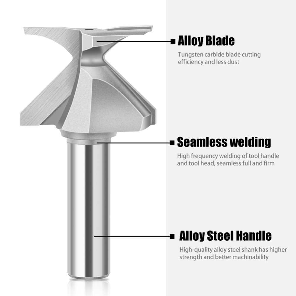 1/2인치 샹크 45도 잠금 마이터 라우터 비트 카바이 - Router Bits For Woodworking 리뷰 및 가격