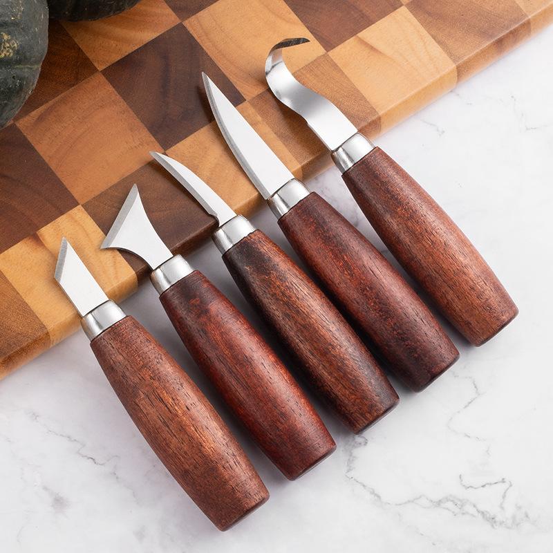 5개 목공 조각끌 세트 - DIY 목공 조각 및 박피  - Woodworking Hand Tools 리뷰 및 가격