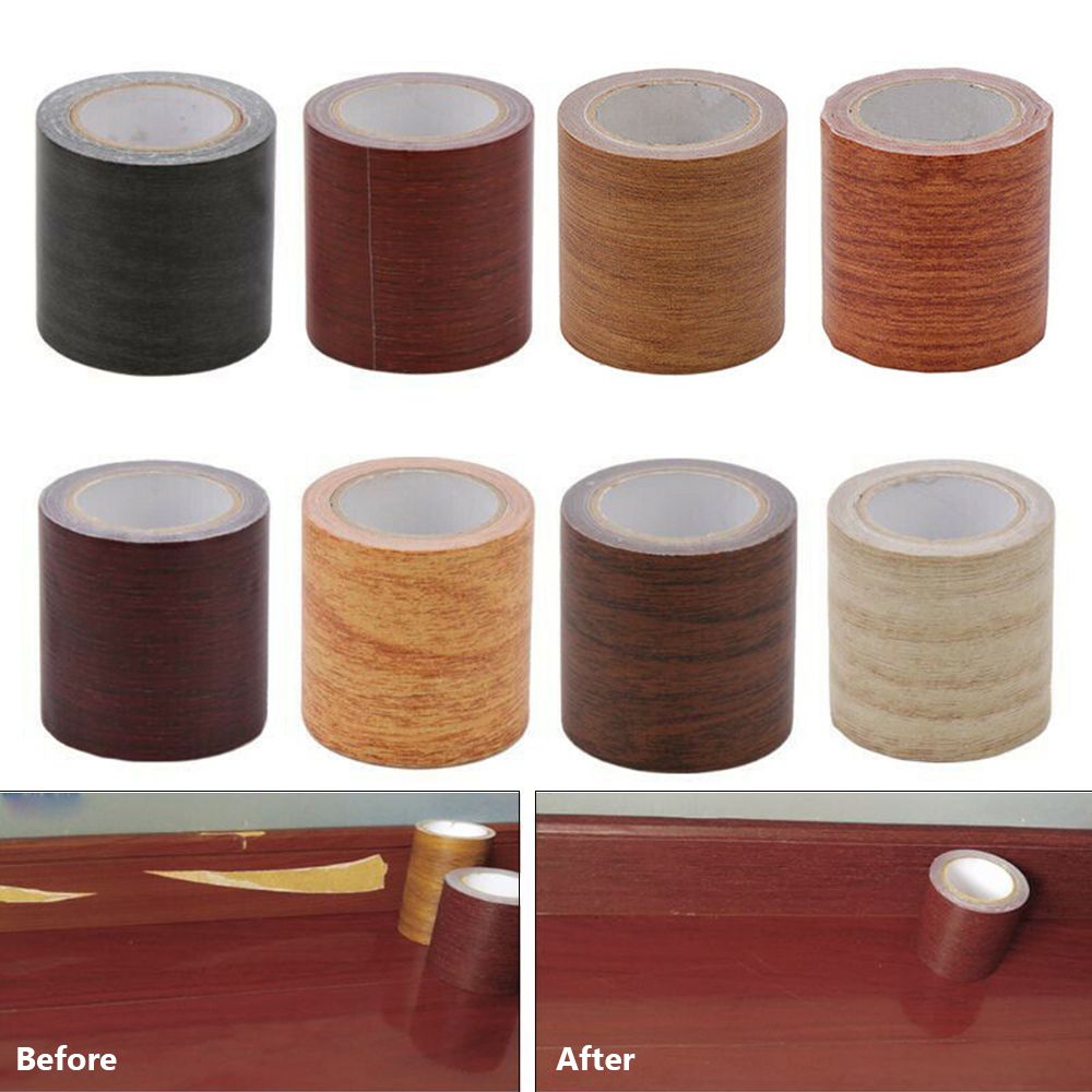 목재 그레인 자체 접착 스커트 라인 수리 테이프, 가구 - Xfasten Woodworking Tape 리뷰 및 가격