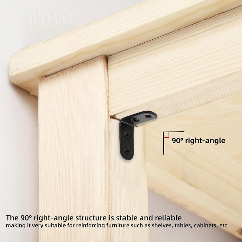 6-20개 블랙 코너 브레이스 L 브래킷, 40mm 스 - Woodworking Joint Types 리뷰 및 가격