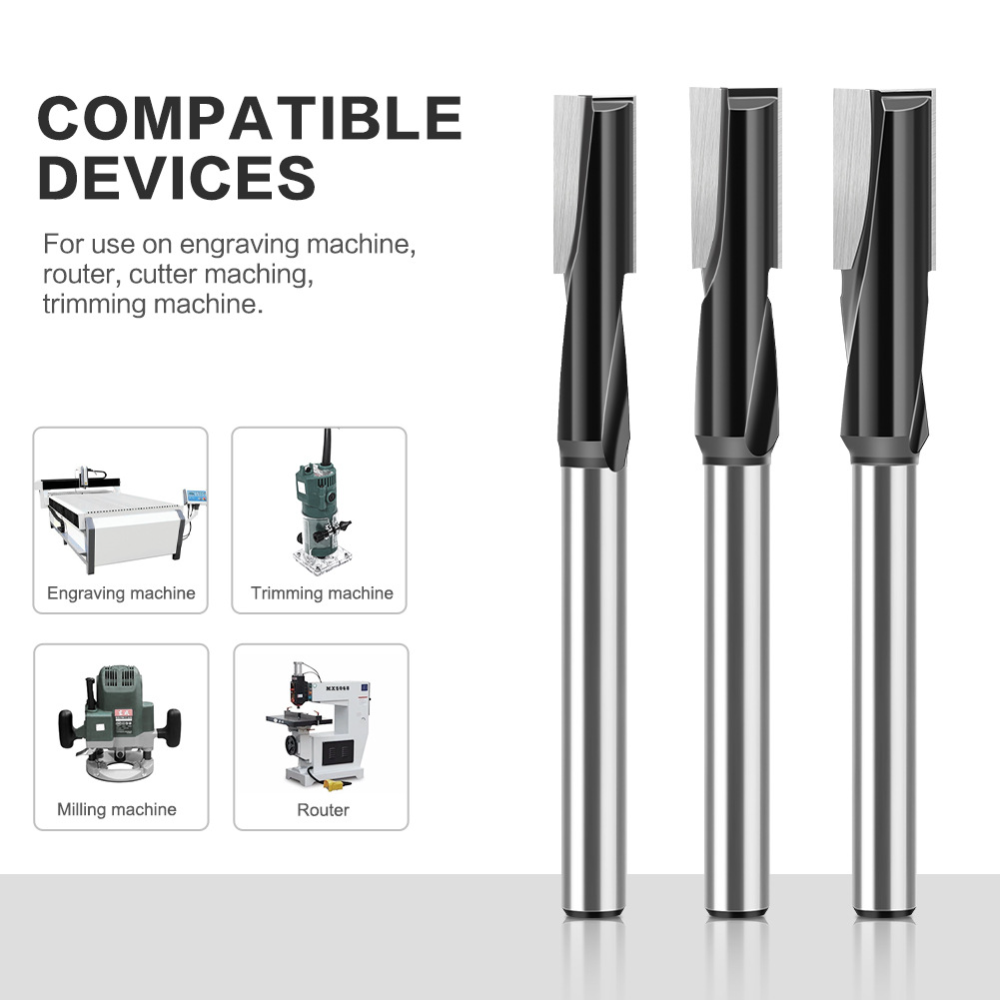 12mm 샹크 스트레이트 라우터 비트, 더블 플루트 카 - Router Bits For Woodworking 리뷰 및 가격