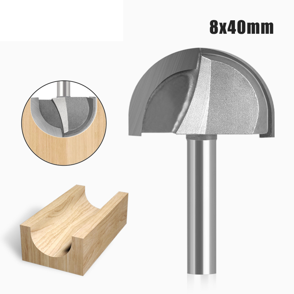 하프 라운드 코브 라우터 비트 8mm 샹크 카바이드 오 - Router Bits For Woodworking 리뷰 및 가격