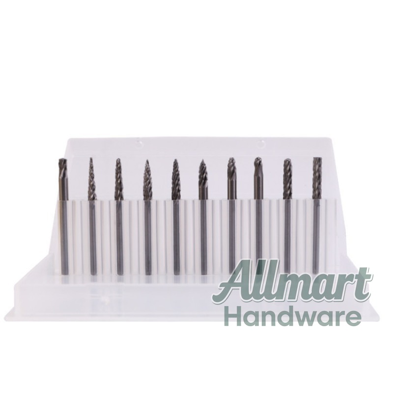 10PCS 목재 카바이드 로터리 버 세트, 목공 라우터 - Router Bits For Woodworking 리뷰 및 가격
