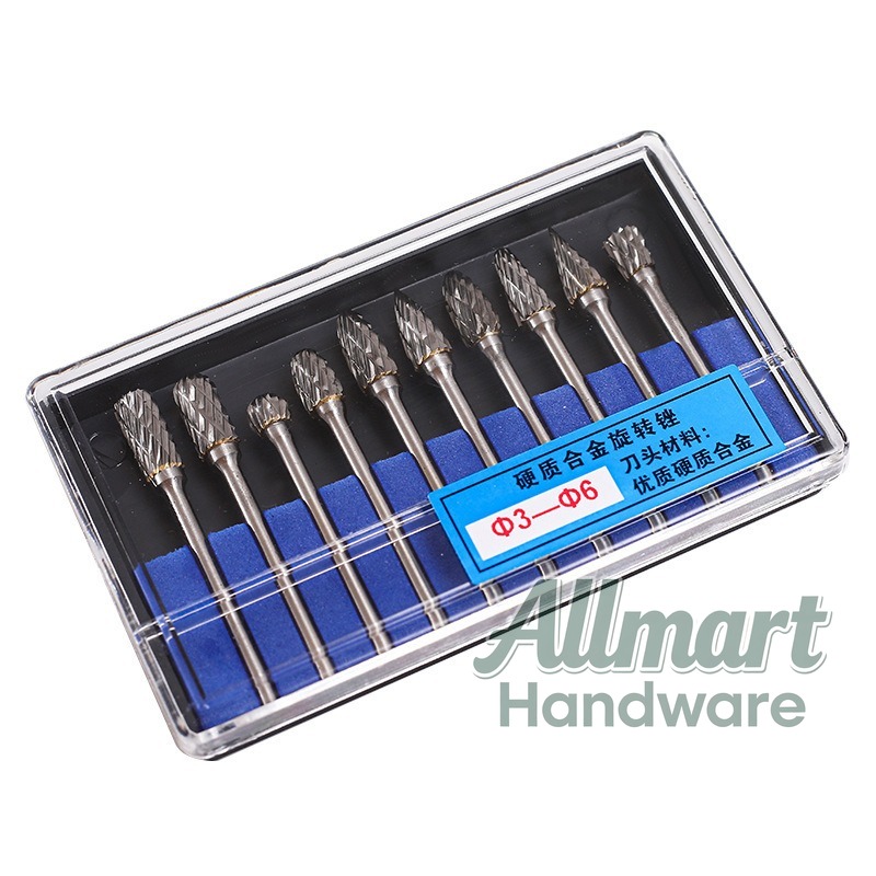 10PCS 목재 카바이드 로터리 버 세트, 목공 라우터 - Router Bits For Woodworking 리뷰 및 가격
