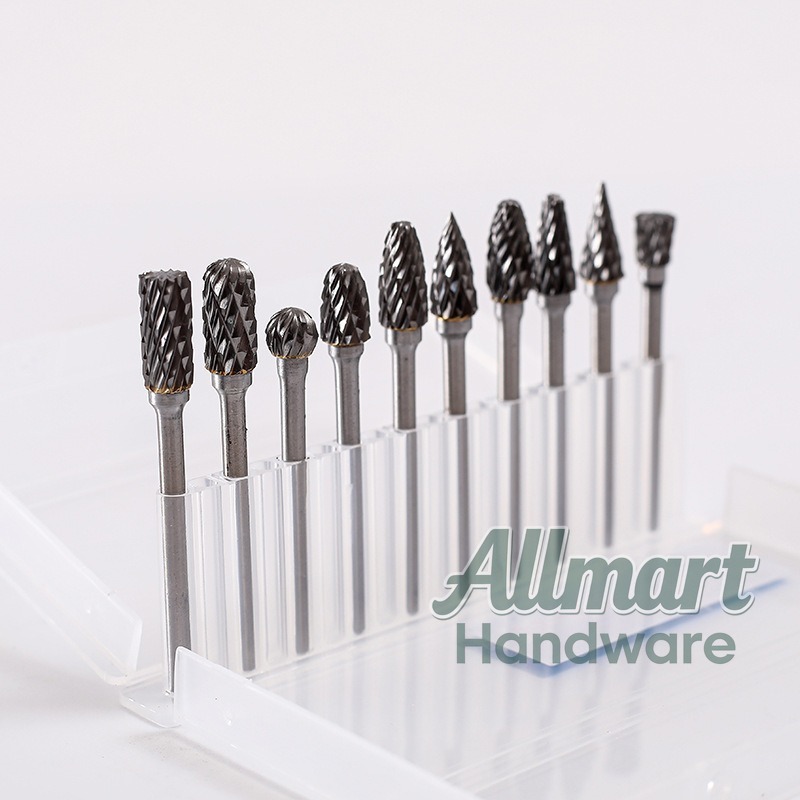 10PCS 목재 카바이드 로터리 버 세트, 목공 라우터 - Router Bits For Woodworking 리뷰 및 가격