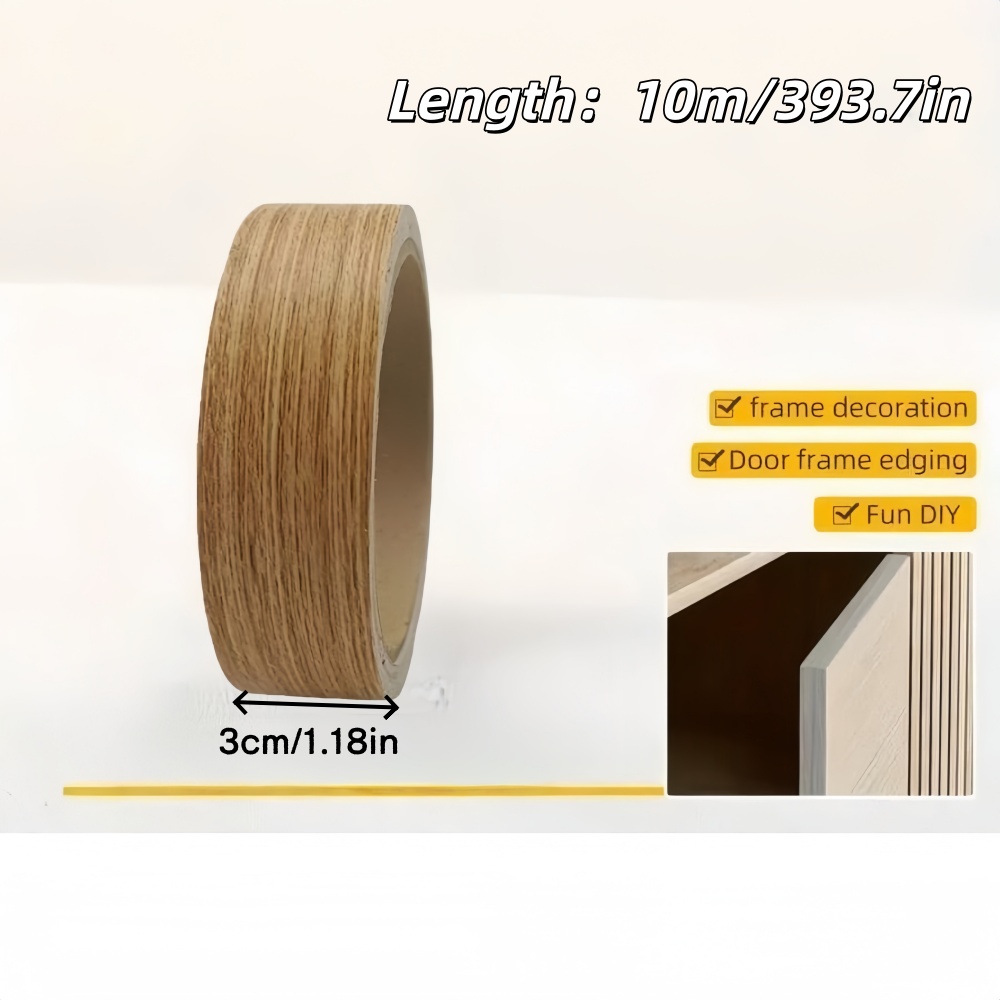 1롤 10m/393.7in 시뮬레이션 우드 그레인 테이 - Xfasten Woodworking Tape 리뷰 및 가격
