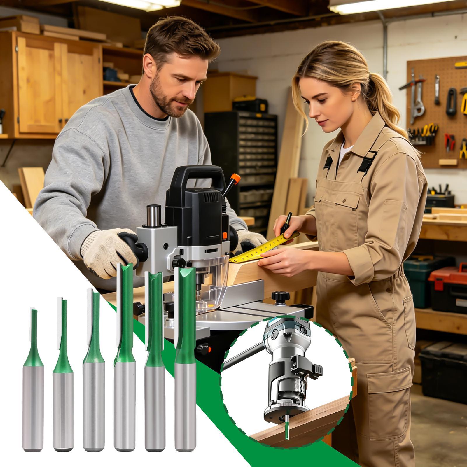 목공용 직선 라우터 비트 0.3인치 샹크 직경 밀링 도 - Router Bits For Woodworking 리뷰 및 가격