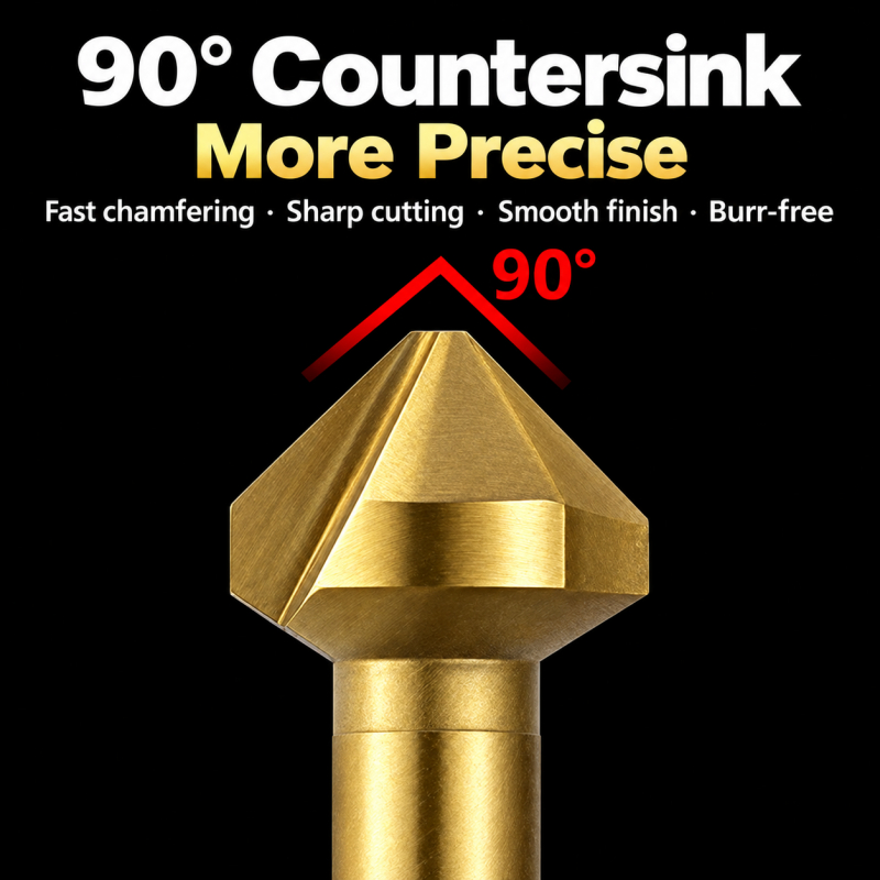 6개입 3날 티타늄 코팅 90도 챔퍼 커터 세트 목공용 - Router Bits For Woodworking 리뷰 및 가격