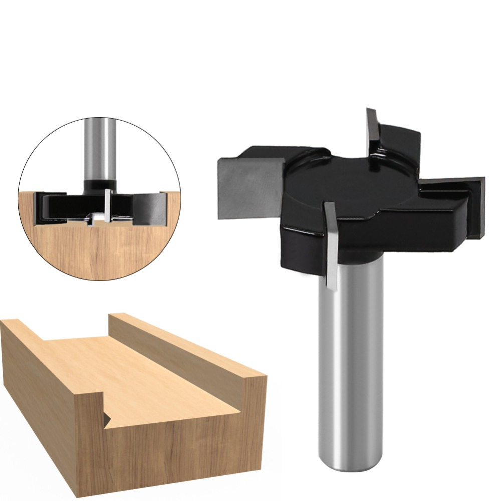 4-플루트 T-슬롯 라우터 비트 카바이드 팁 목공 슬로 - Router Bits For Woodworking 리뷰 및 가격