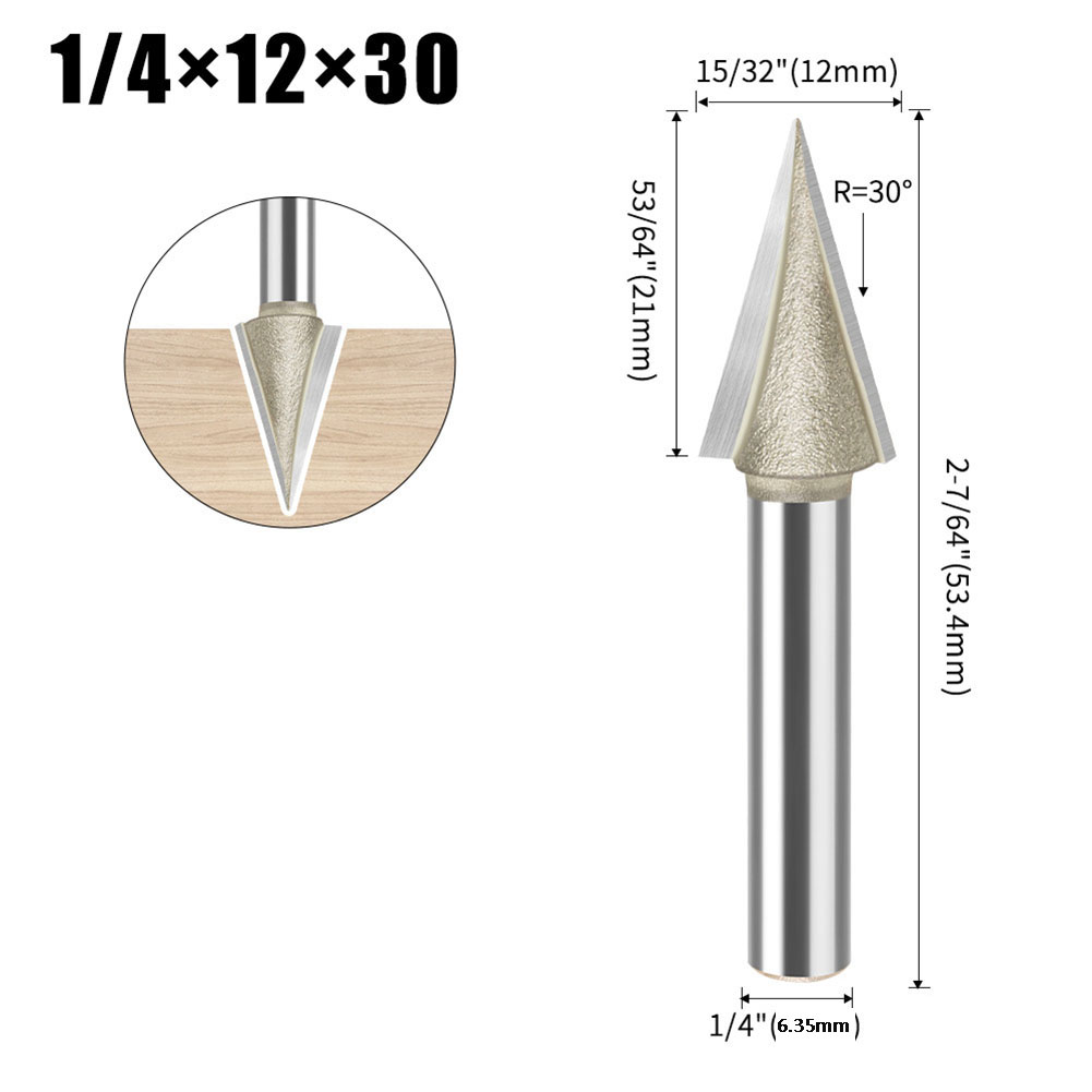 카바이드 V 비트 30도 V자형 조각 라우터 비트, C - Woodworking Or Woodworking 리뷰 및 가격