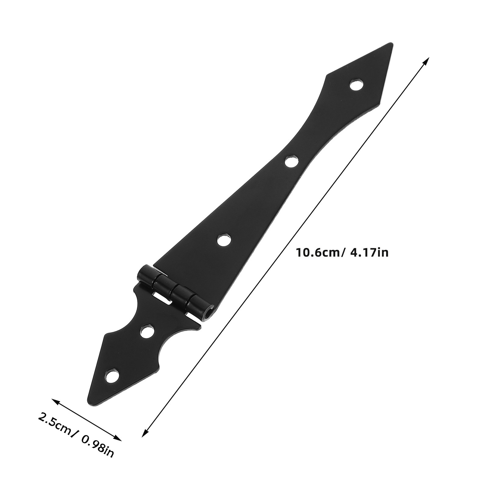 4개입 고강도 헛간 문 힌지, 블랙 메탈 화살 모양 스 - Woodworking Warehouse 리뷰 및 가격