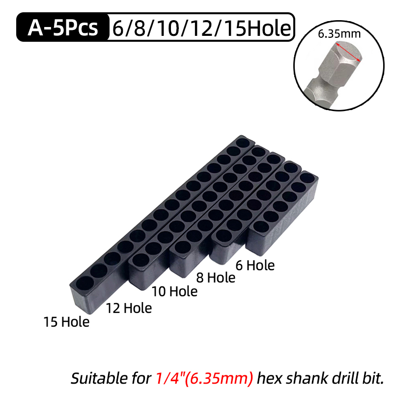 5개 세트 6/8/10/12/15홀 6.35mm/4mm - Woodworking Or Woodworking 리뷰 및 가격