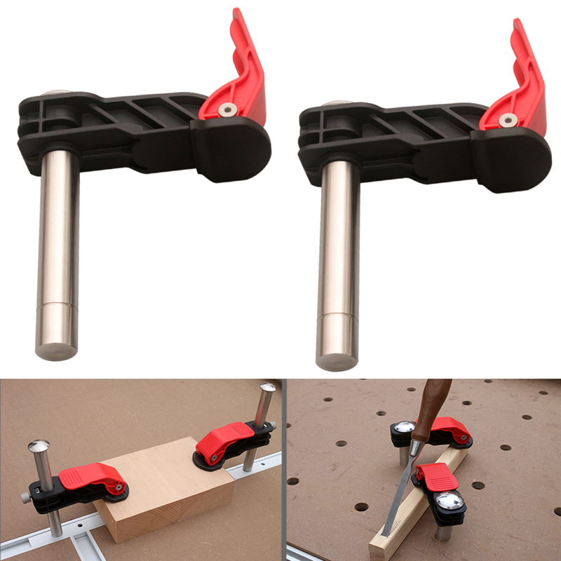 2pcs 목공 데스크탑 빠른 작동 홀드 다운 클램프 목 - Woodworking Or Woodworking 리뷰 및 가격