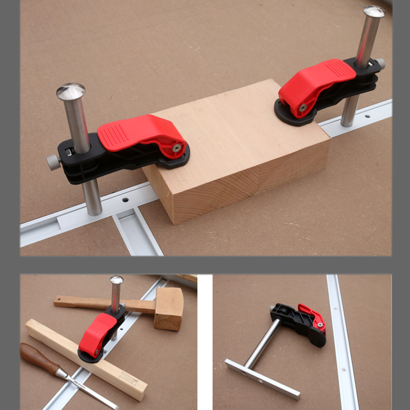 2pcs 목공 데스크탑 빠른 작동 홀드 다운 클램프 목 - Woodworking Or Woodworking 리뷰 및 가격