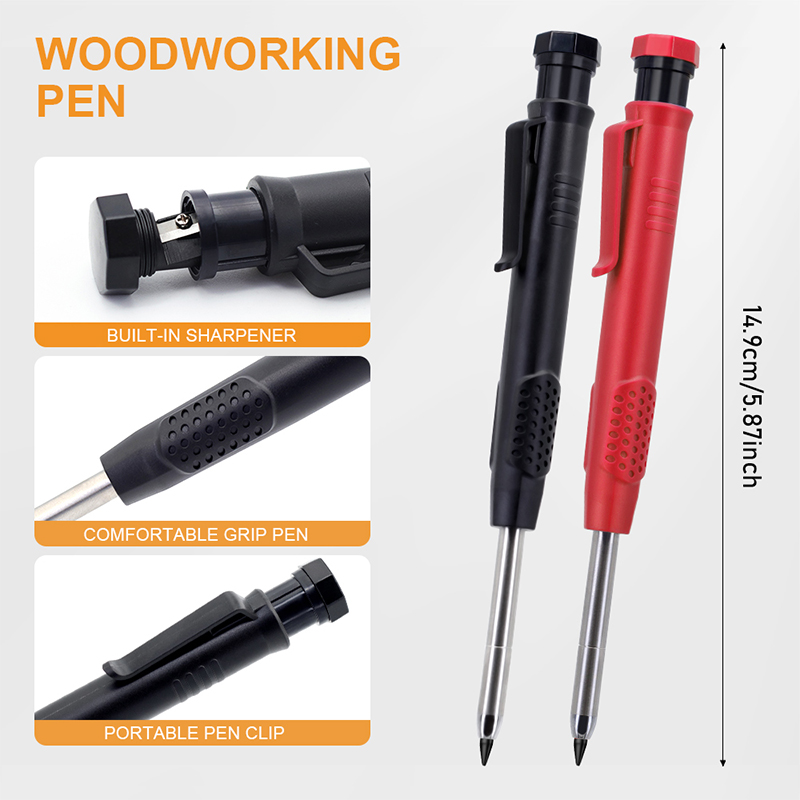딥홀 카펜터스 기계식 연필 또는 리필심, 내장형 연필깎 - Woodworking Or Woodworking 리뷰 및 가격